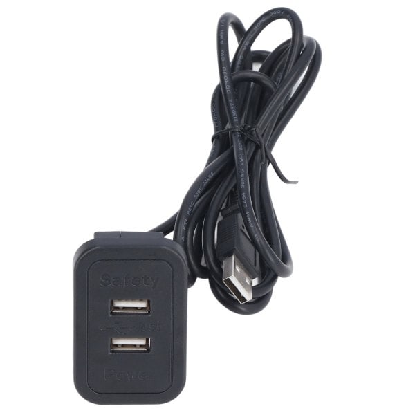 Kaksois-USB-latausasema 5V Sovan upotettu USB-virtakeskusjohdotus