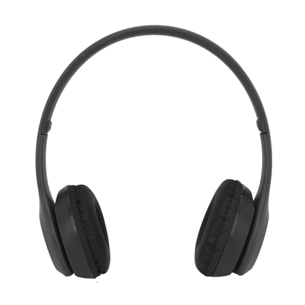 P47 BT Bluetooth-hörlurar brusreducering hopfällbara trådlösa headset för sport musikälskare present kvinnor män svart