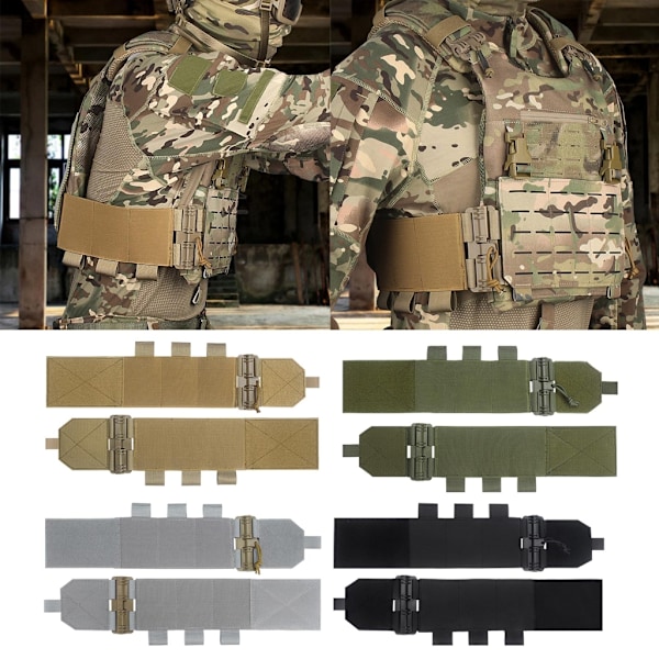 Snabbspänne Set Molle Sidobälte Cummerbund Avtagbart Spänne Set