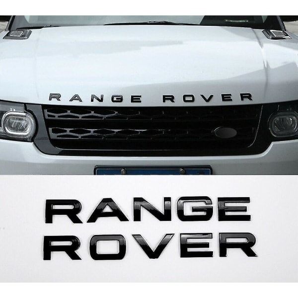 REMAKE Range Rover Kiiltävän Mustat Kirjaimet Tunnusmerkki Etu- tai Takapuolelle
