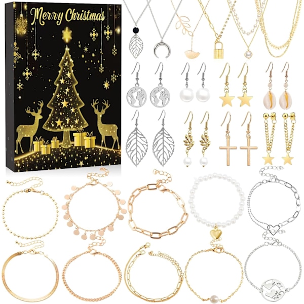 2023 Julkalender Armbandssats Guld
