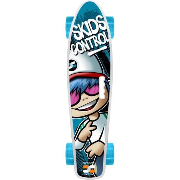 STAMP Skateboard 22 x 6 with Skids Control handle