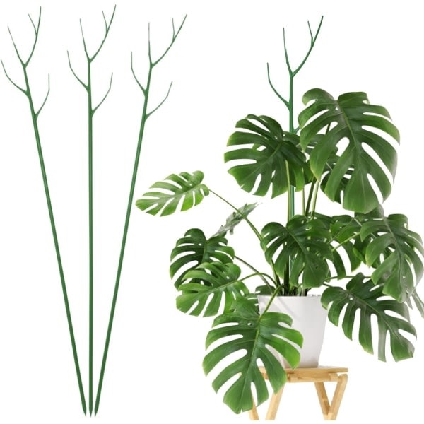 3-pack utdragbara växtstöd med grenform
