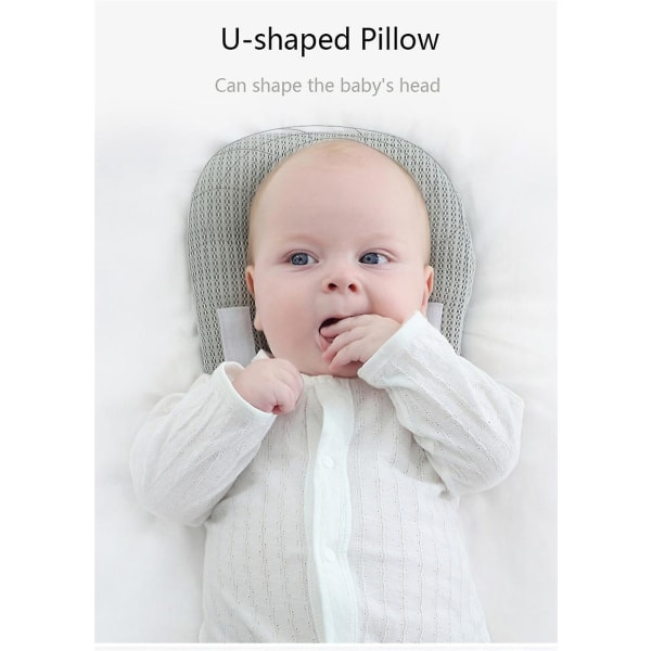 Avtakbar pustende baby pute med flaskeholder