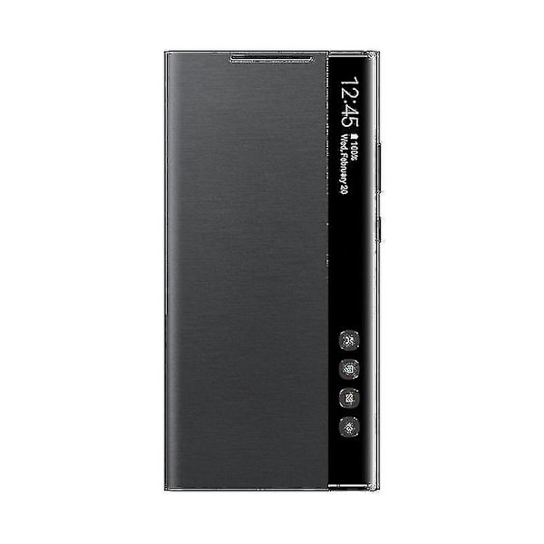 Samsung Mirror Smart View Flip-free Svarande Fodral för Galaxy Note 20 5g Telefon Led Fodral S-view Fodral Ef-zn985 Mobiltelefon C