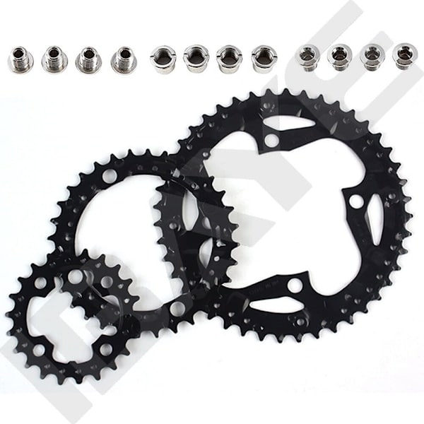 Kolminkertainen ketjunrengassetti 22/32/44t 3x9s Pyöreä MTB-pyörän ketjunrengas 104/64bcd