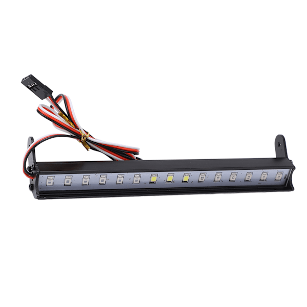 RC Ljusramp 15 LED Lampor 1/10 Simulerings RC Crawler Aluminium Legering LED Universal Takljusramp