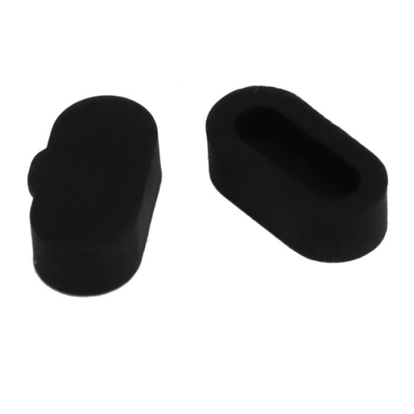 10 stk - Silikon Anti-Støvpropper Beskyttelsesdæksel til Garmin Fenix5 5S 5X S60 Smartwatch (Sort)