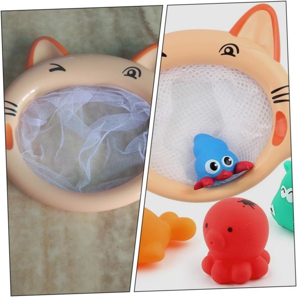 1 Set Baby Badleksak Fiskevattennät Vattenleksak Djur Vattenleksaker Liten Djurpussel