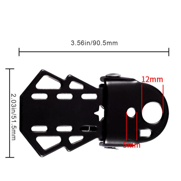 2 stk. Universelle Stål Aks Fodstøtter Cykel Foldbar Pedal Fodstøtte Fodstøtter