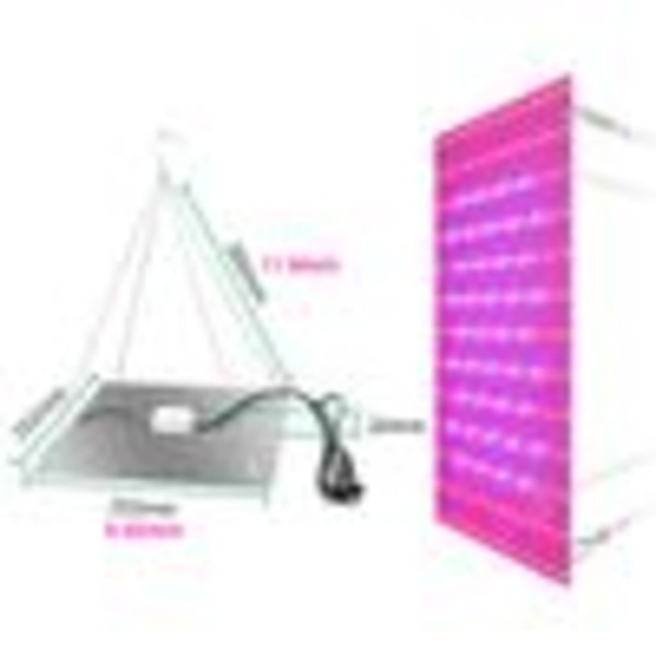 169 LED växtlampa växtlampa växtljus inomhus växtväxtlampa växtljus