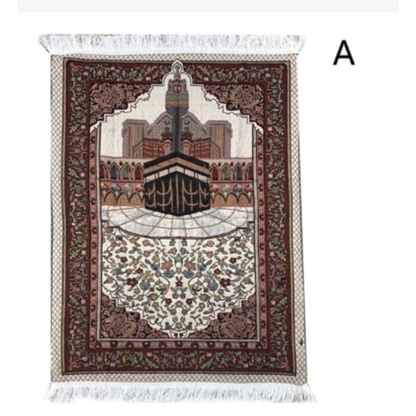 REMAKE Islamisk Bönematta för Muslimer, Flätad Matta, Vintage Eid