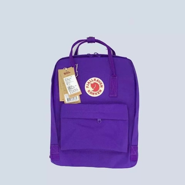 REMAKE Skoleveske Reiseveske Foxs Bag Lett College-ryggsekk for Menn og Kvinner 7 tommer