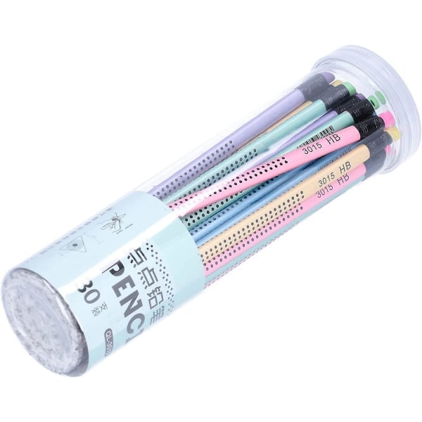 REMAKE 30 Hb Blyant Trekant Stick Studenters Skrive- og Tegneinstrument (Tilfældig Farve)