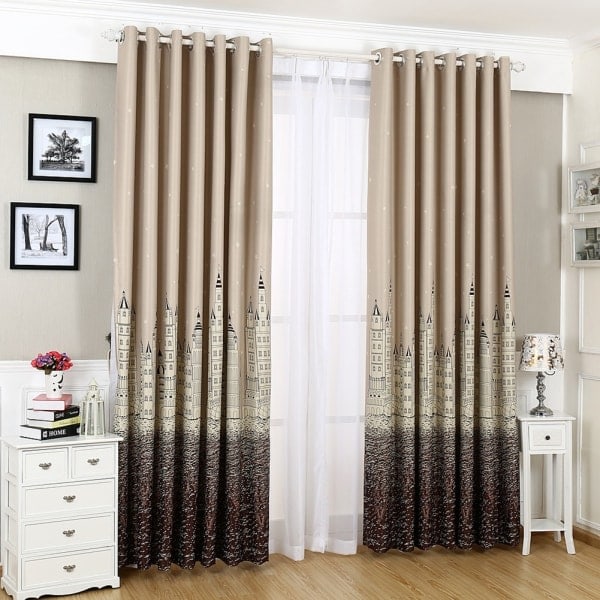 100*250cm Moderne Vakkert Mønster Polyester Soverom Stue