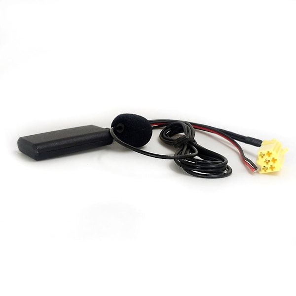 Bil Bluetooth 5.0 Aux Kabel Mikrofon Håndsfritt Mobiltelefon Gratis Samtale Adapter for Fiat Grande Punto Alfa 159