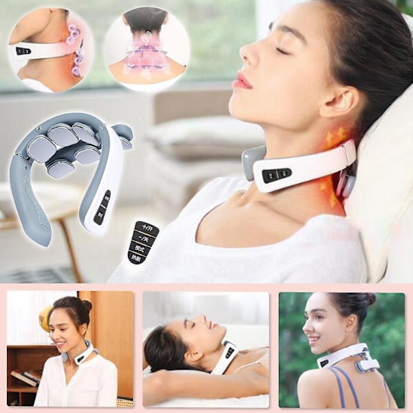 6-huvudscervikal ryggmassager axel och nacke intelligent uppvärmning axel och nacke massager -CNHA