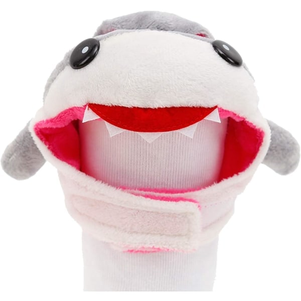 3D shark cosplay hat accessory for puppy dog