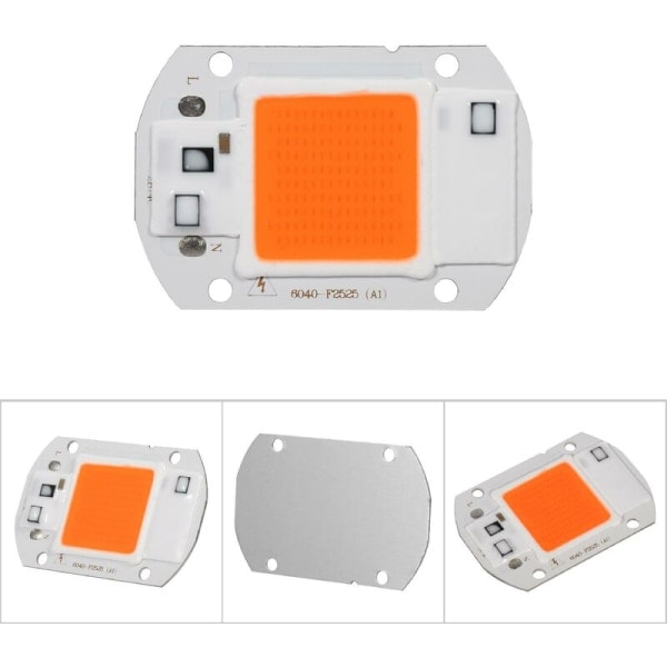 Täyden spektrin LED COB-sirukasvilampun kasvatusvalo puutarhaan ja hydroponiikkaan (220V/20W)