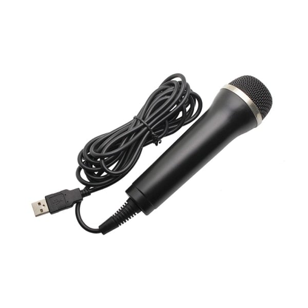 2x USB-mikrofoner Sort