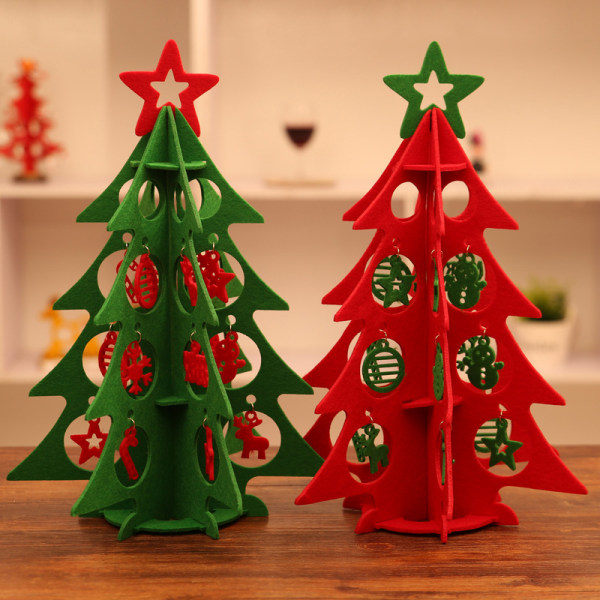 Christmas Decorations DIY Christmas Tree Three Dimensional Felt C