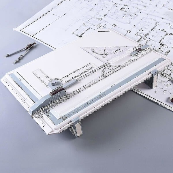 REMAKE Tegnebord A3 Tegnebord med parallel bevægelse Vinkelmålesystem