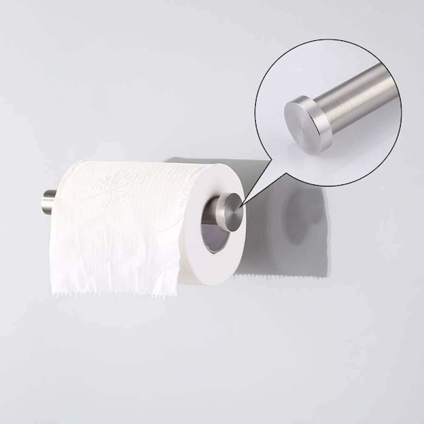 WC-paperiteline itseliimautuva WC-paperiteline pyyheteline 304 harjattu ruostumaton teräs kylpyhuoneen tarvikkeet 1 kpl
