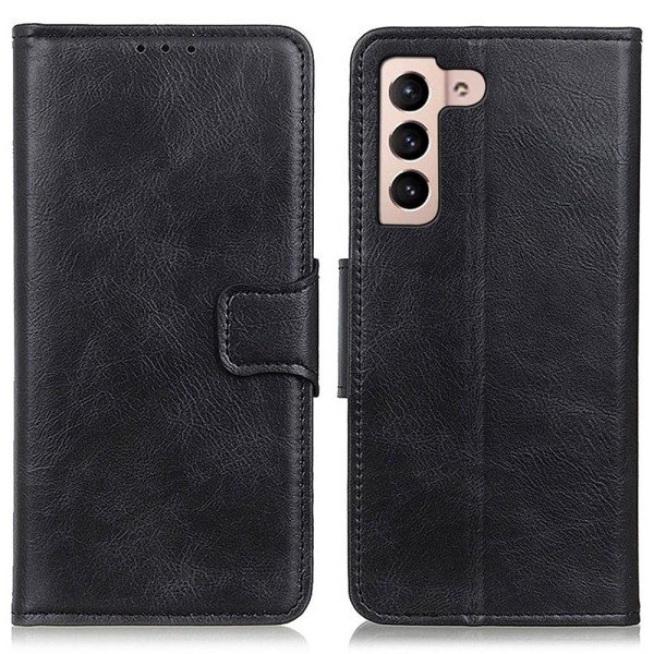 Samsung Galaxy S23 Etui Crazy Horse Læder Sort