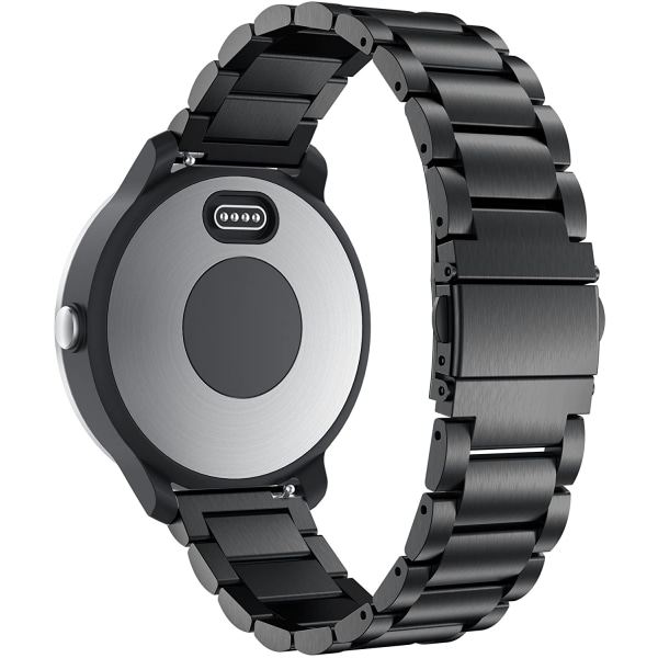 Garmin VivoActive 4 armbånd i rustfrit stål Sort