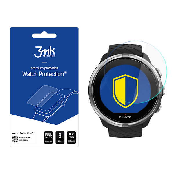 Suunto 9 OW183 - 3mk Urskydd v. FlexibleGlass Lite