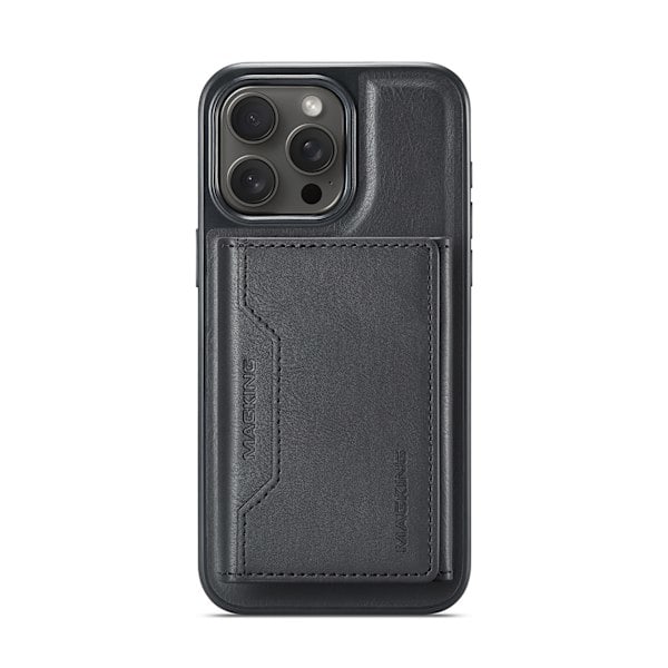 M2 Magnetisk Wallet Case til iPhone 16 Pro - Sort