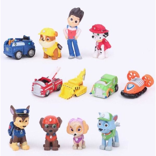 12 pak PAW PATROL FIGURER