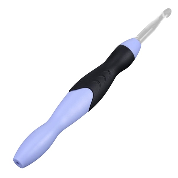 REMAKE USB Genopladeligt LED Oplyst Hæklenålssæt Strikkeværktøj med Udskiftelige Spidser 2,5-6,5 mm
