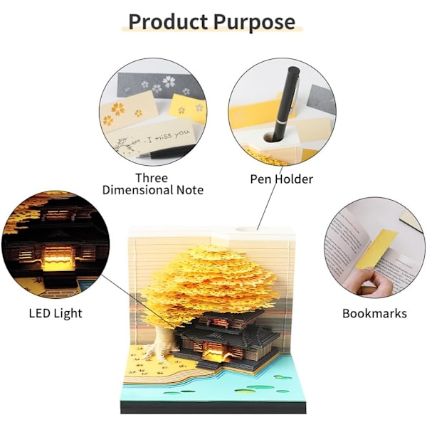 Trådløs Flaskelampe med 3 Farver, USB Genopladelig, Berøringsstyring, 2000mAh GUL Baumhaus YELLOW