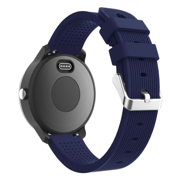 Silikonarmband Garmin Vivoactive 3/Venu/Venu 2 Plus Mörkblå