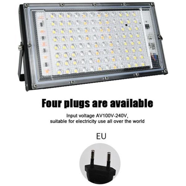 100W Full Spectrum Växtlampa LED - Inomhusväxter, Hydroponiska Grönsaker och Blommor