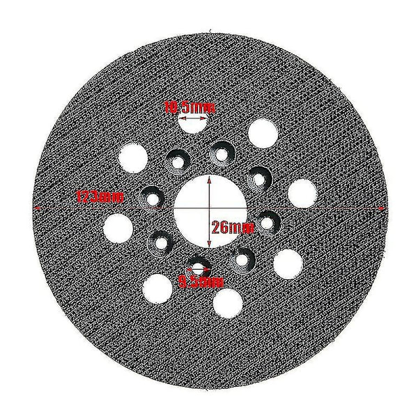 Bosch Gex 125-1 Ae, Pex 220 A, Pex 220 Ae Slipepute - 5 tommer 125 mm borrelås
