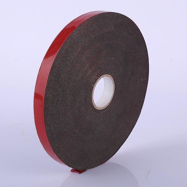 10 Ruller Varmebestandig Termisk Skumtape til Have Drivhusbue Sort 10mm Bred 10 Meter Lang