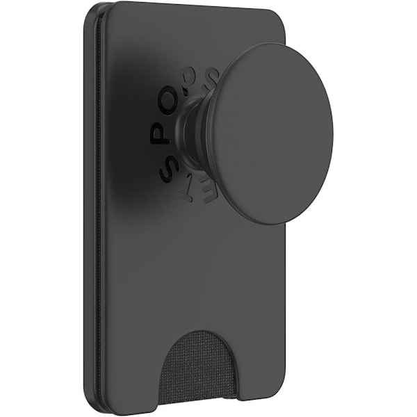 PopSockets PopWallet+ for Magsafe med Grip Svart