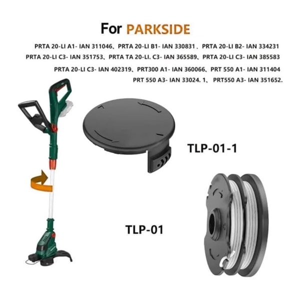 Trimmer spole med trimmertråd Parkside PRTA 20-Li A1-IAN 311046