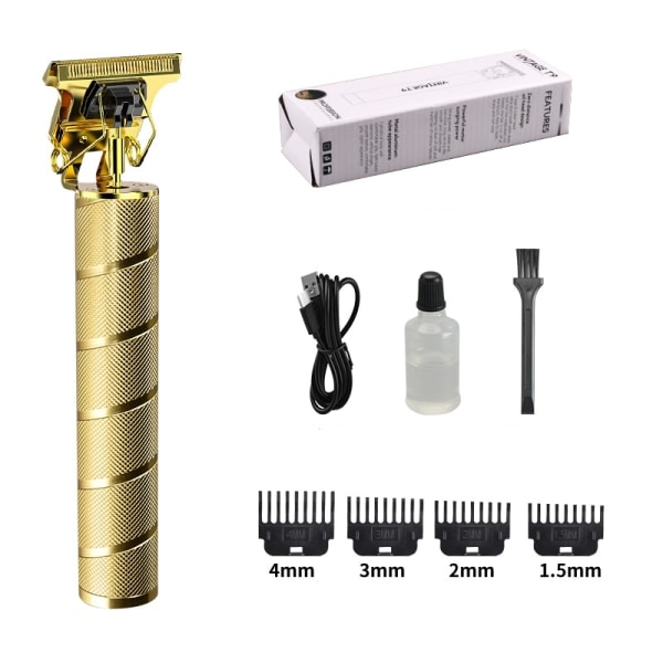 Elektrisk hårklippar / trimmer Guld