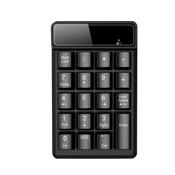 USB Numeric Keypad, Portable Slim Wired USB Numeric Keypad Mini Keyboard Full Size 19 Keys with Special 000 Key...