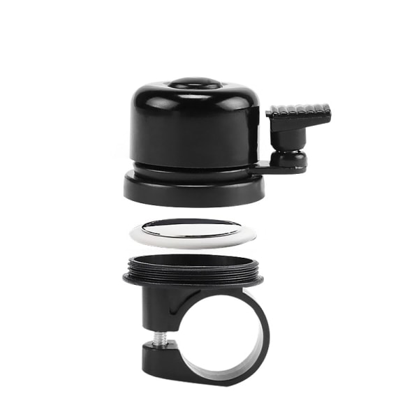 Cykelklokke med Airtag-holder Sort 22,2 mm