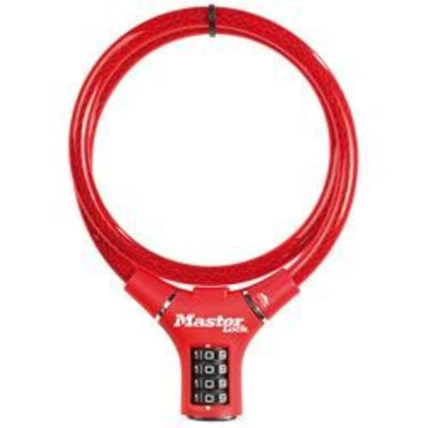 MASTER LOCK Pyörän Lukkokaapeli [90 cm Kaapelinpituus] [Yhdistelmälukko] [Ulkoinen] [Satunnainen Väri] 8229EURDPROCOL