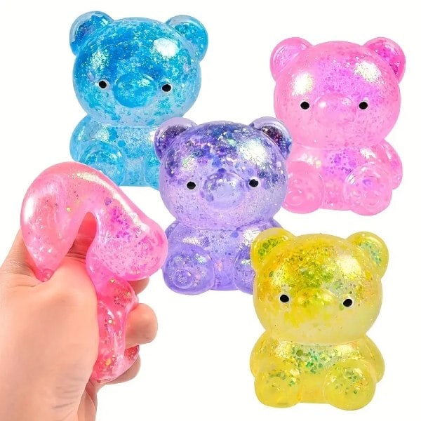 5-pack Maltose Bears Squeeze Toy - Stress relief toy for children and adults