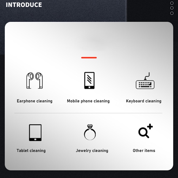 6-in-1 Kuulokkeiden puhdistussarja Bluetooth-kuulokkeiden puhdistuskynä harjalla puhelimen näppäimistölle langattomille kuulokkeille kannettavalle tietokoneelle