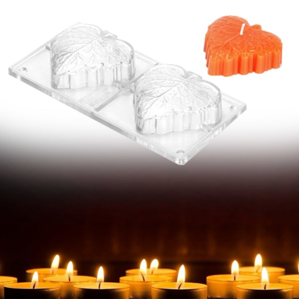 Form i plast för att göra dekorativa DIY-ljus