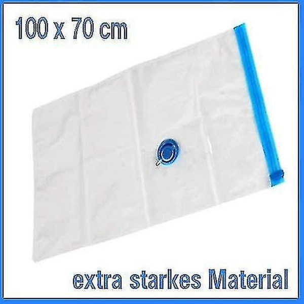 REMAKE 6 XXL vakuumförpackningar, täcken, vakuumsats, klädväskor 100x70cm