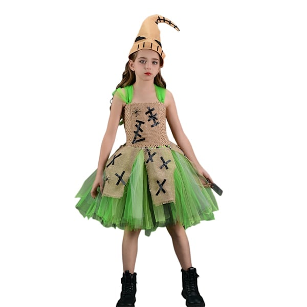 Santa Boogie Monster Cosplay Oogie Boogie Halloween Party Scene Performance Kjole M