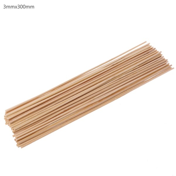 Växtpinnar Trädgårdspinnar Växtstöd Blompinne Cane Växtstöd Bambustickor Trädgårdsväxt Odling Trästöd 5x300MM
